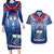 Samoa Rugby Couples Matching Long Sleeve Bodycon Dress and Hawaiian Shirt 2023 Go Manu Samoa With Ula Fala Style - Wonder Print Shop