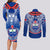 Samoa Rugby Couples Matching Long Sleeve Bodycon Dress and Long Sleeve Button Shirts 2023 Go Manu Samoa With Ula Fala Style - Wonder Print Shop