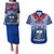 Samoa Rugby Couples Matching Puletasi Dress and Hawaiian Shirt 2023 Go Manu Samoa With Ula Fala Style - Wonder Print Shop