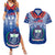 Samoa Rugby Couples Matching Summer Maxi Dress and Hawaiian Shirt 2023 Go Manu Samoa With Ula Fala Style - Wonder Print Shop