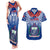 Samoa Rugby Couples Matching Tank Maxi Dress and Hawaiian Shirt 2023 Go Manu Samoa With Ula Fala Style - Wonder Print Shop