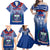 Samoa Rugby Family Matching Off Shoulder Maxi Dress and Hawaiian Shirt 2023 Go Manu Samoa With Ula Fala Style - Wonder Print Shop