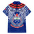 Samoa Rugby Family Matching Off Shoulder Maxi Dress and Hawaiian Shirt 2023 Go Manu Samoa With Ula Fala Style - Wonder Print Shop