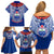 Samoa Rugby Family Matching Off Shoulder Short Dress and Hawaiian Shirt 2023 Go Manu Samoa With Ula Fala Style - Wonder Print Shop