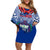 Samoa Rugby Off Shoulder Short Dress 2023 Go Manu Samoa With Ula Fala Style - Wonder Print Shop