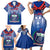 Custom Samoa Rugby Family Matching Short Sleeve Bodycon Dress and Hawaiian Shirt 2023 Go Manu Samoa With Ula Fala Style - Wonder Print Shop