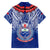 Custom Samoa Rugby Kid Hawaiian Shirt 2023 Go Manu Samoa With Ula Fala Style - Wonder Print Shop