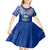 Custom Samoa Rugby Kid Short Sleeve Dress 2023 Go Manu Samoa With Ula Fala Style - Wonder Print Shop