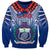 Custom Samoa Rugby Sweatshirt 2023 Go Manu Samoa With Ula Fala Style - Wonder Print Shop