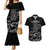 New Zealand Silver Fern Rugby Couples Matching Mermaid Dress and Hawaiian Shirt Haka Aotearoa Kiwi Dance - Wonder Print Shop