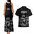 New Zealand Silver Fern Rugby Couples Matching Tank Maxi Dress and Hawaiian Shirt Haka Aotearoa Kiwi Dance - Wonder Print Shop