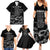 New Zealand Silver Fern Rugby Family Matching Summer Maxi Dress and Hawaiian Shirt Haka Aotearoa Kiwi Dance - Wonder Print Shop