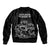 New Zealand Silver Fern Rugby Sleeve Zip Bomber Jacket Haka Aotearoa Kiwi Dance - Wonder Print Shop