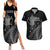 Custom New Zealand Silver Fern Rugby Couples Matching Summer Maxi Dress and Hawaiian Shirt All Black Go Champions 2023 With Trophy Proud - Wonder Print Shop