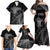 Custom New Zealand Silver Fern Rugby Family Matching Off Shoulder Maxi Dress and Hawaiian Shirt All Black Go Champions 2023 With Trophy Proud - Wonder Print Shop