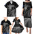 Custom New Zealand Silver Fern Rugby Family Matching Puletasi Dress and Hawaiian Shirt All Black Go Champions 2023 With Trophy Proud - Wonder Print Shop