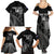 Custom New Zealand Silver Fern Rugby Family Matching Summer Maxi Dress and Hawaiian Shirt All Black Go Champions 2023 With Trophy Proud - Wonder Print Shop