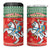 Lietuva Christmas 4 in 1 Can Cooler Tumbler Linksmu Kaledu - Lithuania Coat Of Arms - Wonder Print Shop