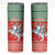 Lietuva Christmas Skinny Tumbler Linksmu Kaledu - Lithuania Coat Of Arms - Wonder Print Shop