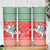 Lietuva Christmas Skinny Tumbler Linksmu Kaledu - Lithuania Coat Of Arms - Wonder Print Shop