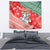 Lietuva Christmas Tapestry Linksmu Kaledu - Lithuania Coat Of Arms