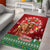 Scotland Christmas Area Rug Highland Cow Santa - Nollaig Chridheil! - Wonder Print Shop