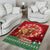 Scotland Christmas Area Rug Highland Cow Santa - Nollaig Chridheil! - Wonder Print Shop