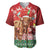 Scotland Christmas Baseball Jersey Highland Cow Santa - Nollaig Chridheil! - Wonder Print Shop