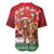 Scotland Christmas Baseball Jersey Highland Cow Santa - Nollaig Chridheil! - Wonder Print Shop