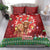 Scotland Christmas Bedding Set Highland Cow Santa - Nollaig Chridheil! - Wonder Print Shop