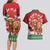 Scotland Christmas Couples Matching Long Sleeve Bodycon Dress and Hawaiian Shirt Highland Cow Santa - Nollaig Chridheil! - Wonder Print Shop