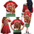 Scotland Christmas Family Matching Off The Shoulder Long Sleeve Dress and Hawaiian Shirt Highland Cow Santa - Nollaig Chridheil! - Wonder Print Shop