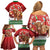 Scotland Christmas Family Matching Off Shoulder Short Dress and Hawaiian Shirt Highland Cow Santa - Nollaig Chridheil! - Wonder Print Shop