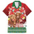 Scotland Christmas Family Matching Off Shoulder Short Dress and Hawaiian Shirt Highland Cow Santa - Nollaig Chridheil! - Wonder Print Shop