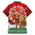 Scotland Christmas Family Matching Puletasi and Hawaiian Shirt Highland Cow Santa - Nollaig Chridheil! - Wonder Print Shop