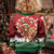 Scotland Christmas Kid Ugly Christmas Sweater Highland Cow Santa - Nollaig Chridheil! - Wonder Print Shop