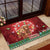 Scotland Christmas Rubber Doormat Highland Cow Santa - Nollaig Chridheil!