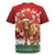 Scotland Christmas Rugby Jersey Highland Cow Santa - Nollaig Chridheil!