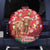 Scotland Christmas Spare Tire Cover Highland Cow Santa - Nollaig Chridheil!