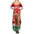 Scotland Christmas Summer Maxi Dress Highland Cow Santa - Nollaig Chridheil!