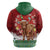 Scotland Christmas Zip Hoodie Highland Cow Santa - Nollaig Chridheil! - Wonder Print Shop