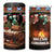 Scotland Christmas 4 in 1 Can Cooler Tumbler Merry Yule Log - Wonder Print Shop