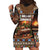 Scotland Christmas Hoodie Dress Merry Yule Log