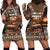 Scotland Christmas Hoodie Dress Merry Yule Log