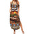 Scotland Christmas Summer Maxi Dress Merry Yule Log