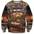 Scotland Christmas Sweatshirt Merry Yule Log