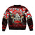 Skull Christmas Bomber Jacket When You Are Dead Inside But It Is Christmas - Wonder Print Shop