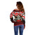 Skull Christmas Off Shoulder Sweater When You Are Dead Inside But It Is Christmas - Wonder Print Shop