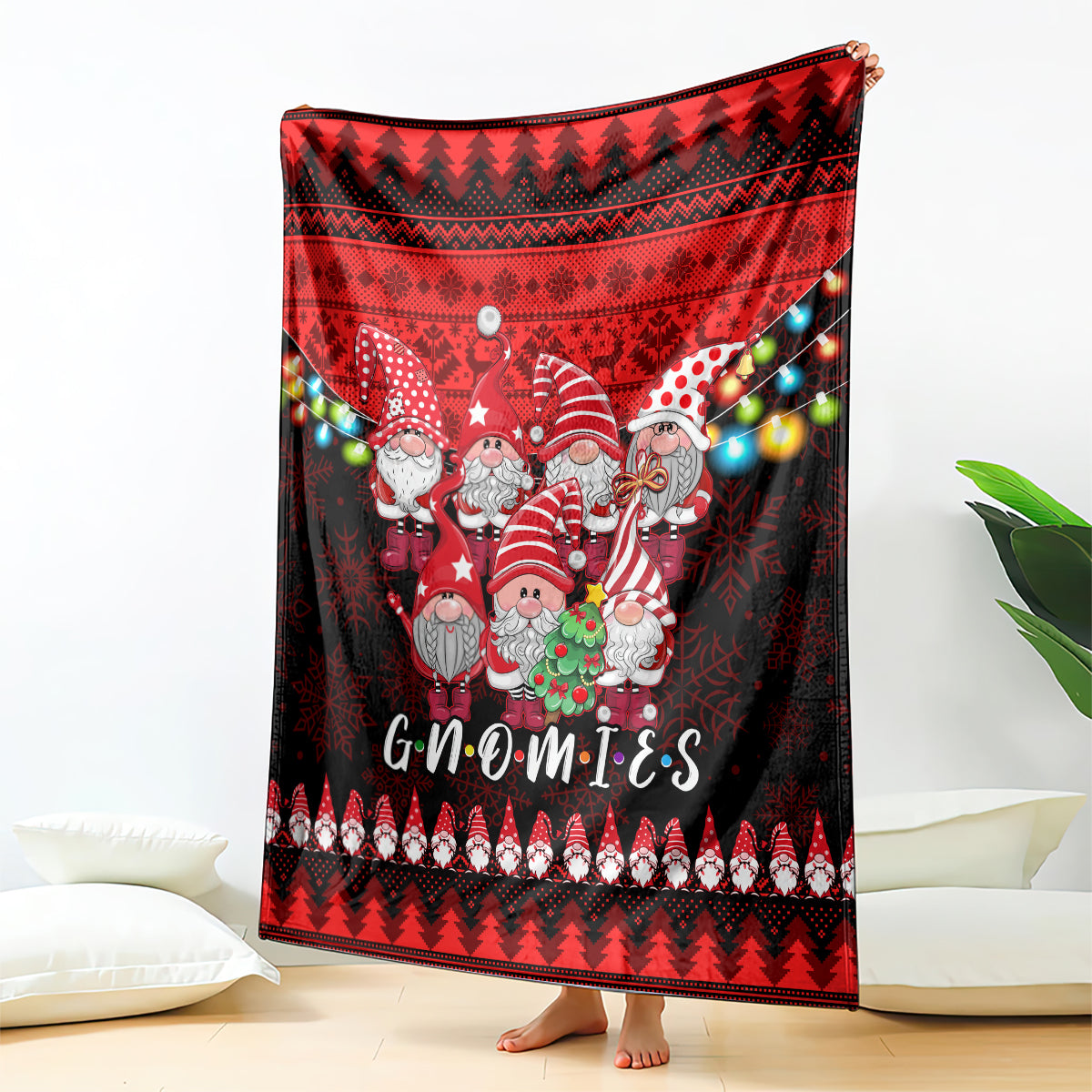 chilling-with-my-gnomies-christmas-blanket-gnomie-friend-xmas-vibes