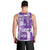 Hawaiian Quilt Men Tank Top Tiki Tropical Retro Purple Version - Wonder Print Shop